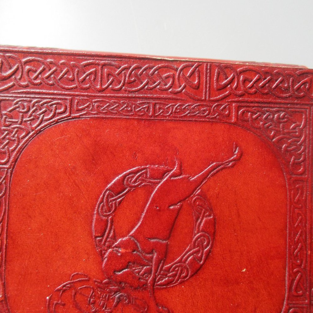 Handmade Hand Tooled Leather Journal - Picture 9 of 14